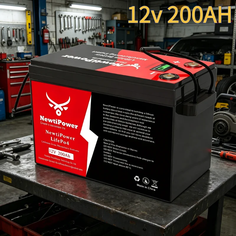 

Small Size LiFePO4 Battery with 150A BMS, 10000+ Deep Cycles, Ideal for Winter, RV, Marine & Off-Grid Use