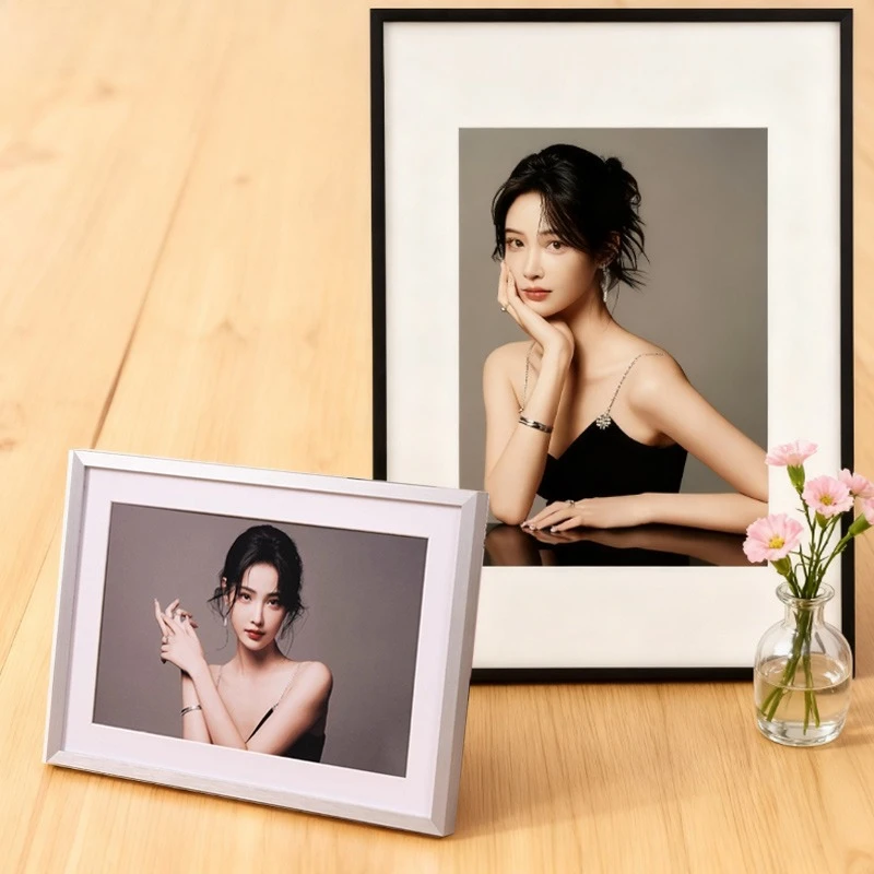 Aluminum Alloy Photo Frame Not Easily Deformed Moisture-proof Anti-corrosion Living Room Bedroom Tabletop Decoration Photo Wall