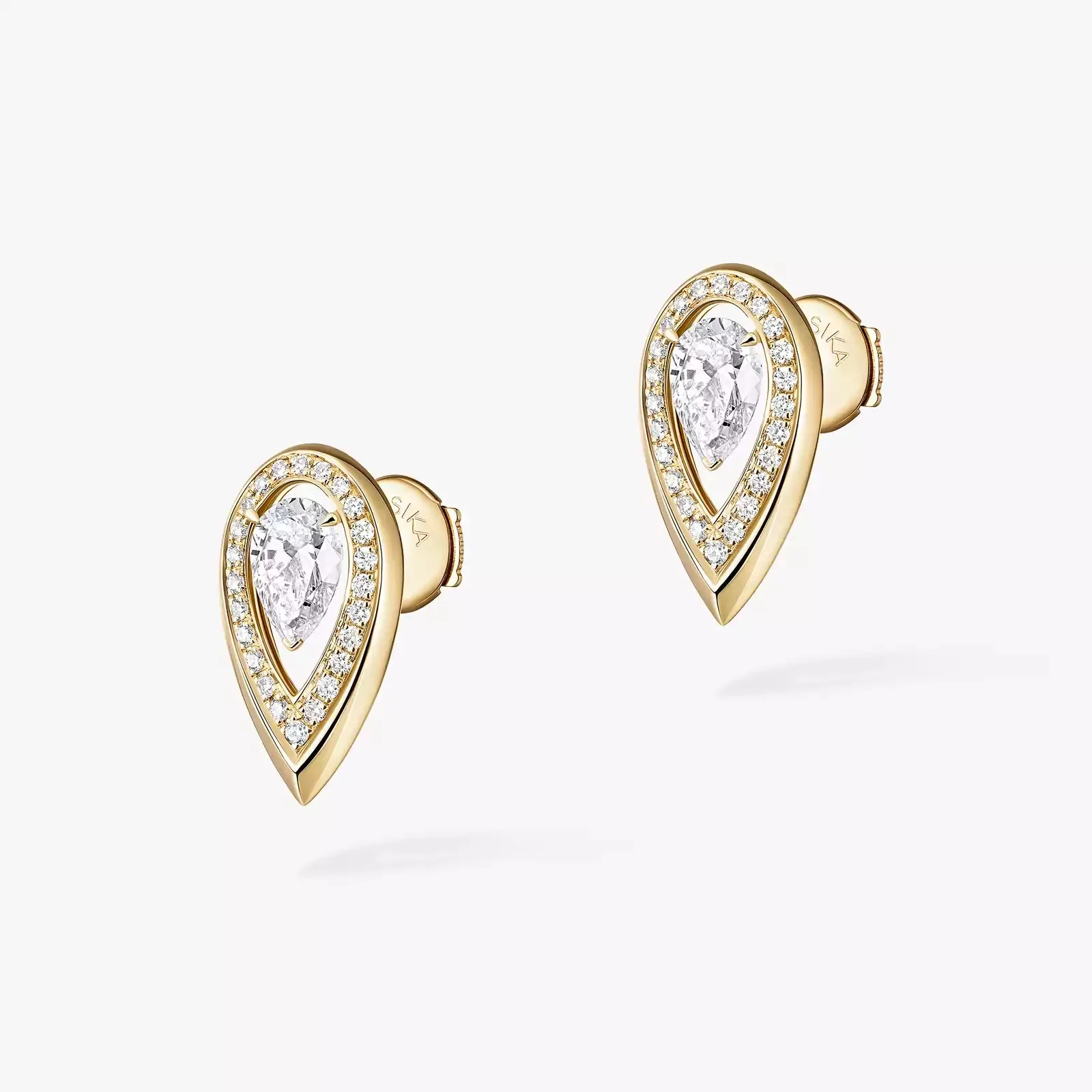 GUIG - Diamond Set Women's Earrings, AB Design Version