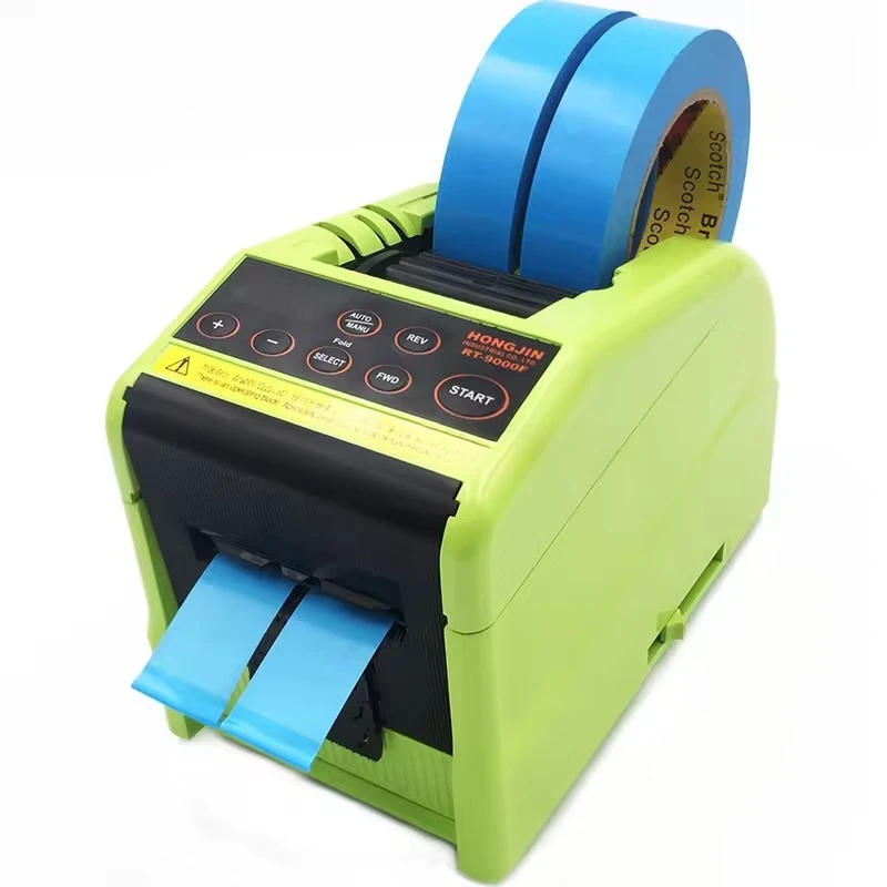 New RT-9000F Automatic Folding Tape Dispenser tape cutting machine Automatic Desktop Packing Tape Dispenser