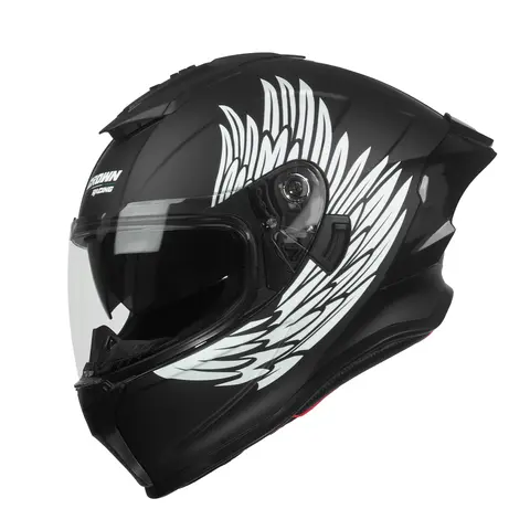 Crown Racing Motorcycle Helmets, Full Face Motorcycle Street Bike Helmet DOT Approved