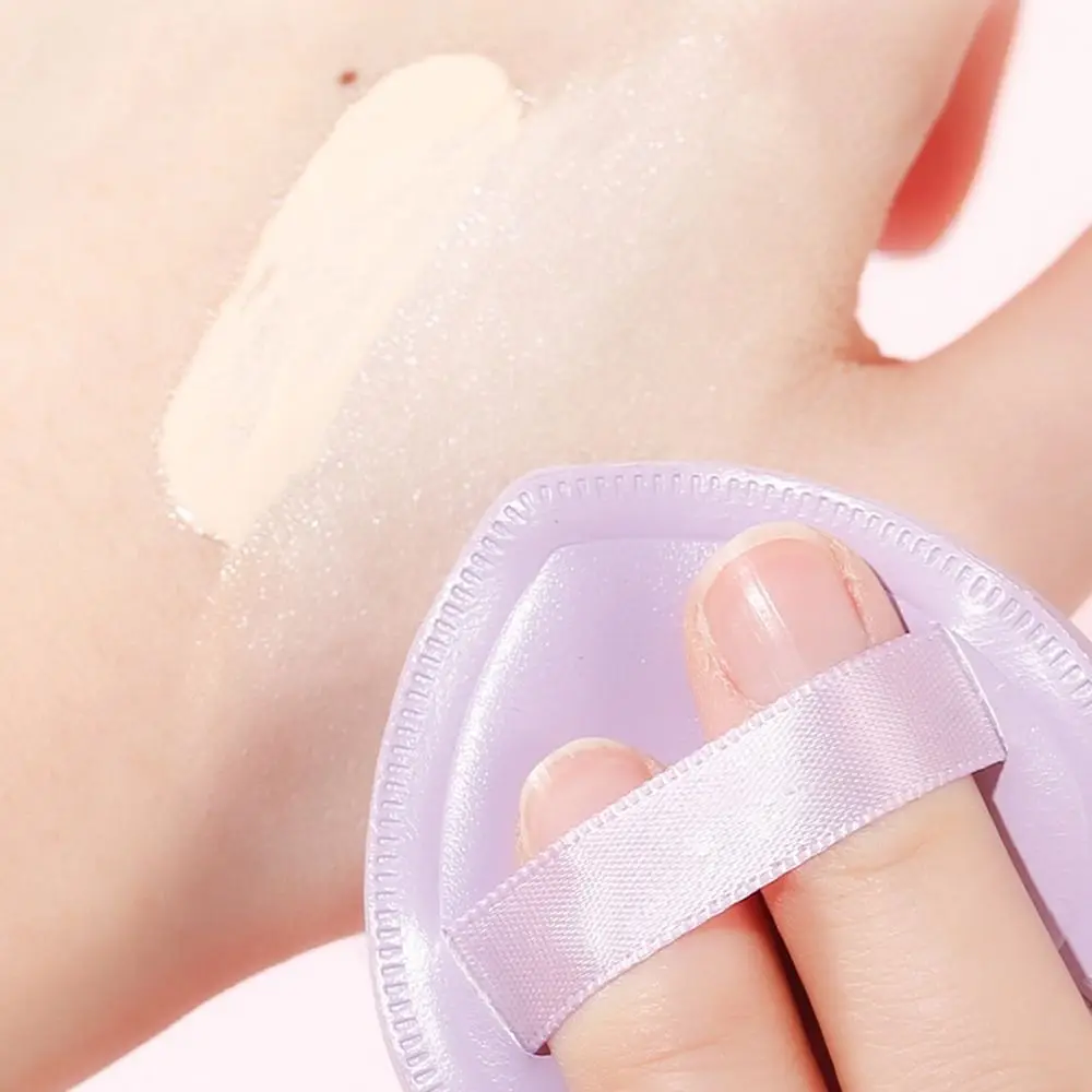 Soffio per trucco super morbido in zucchero filato Soffio per cipria cosmetico professionale per uso asciutto e bagnato Soffio per cipria con cuscino d'aria portatile necessario