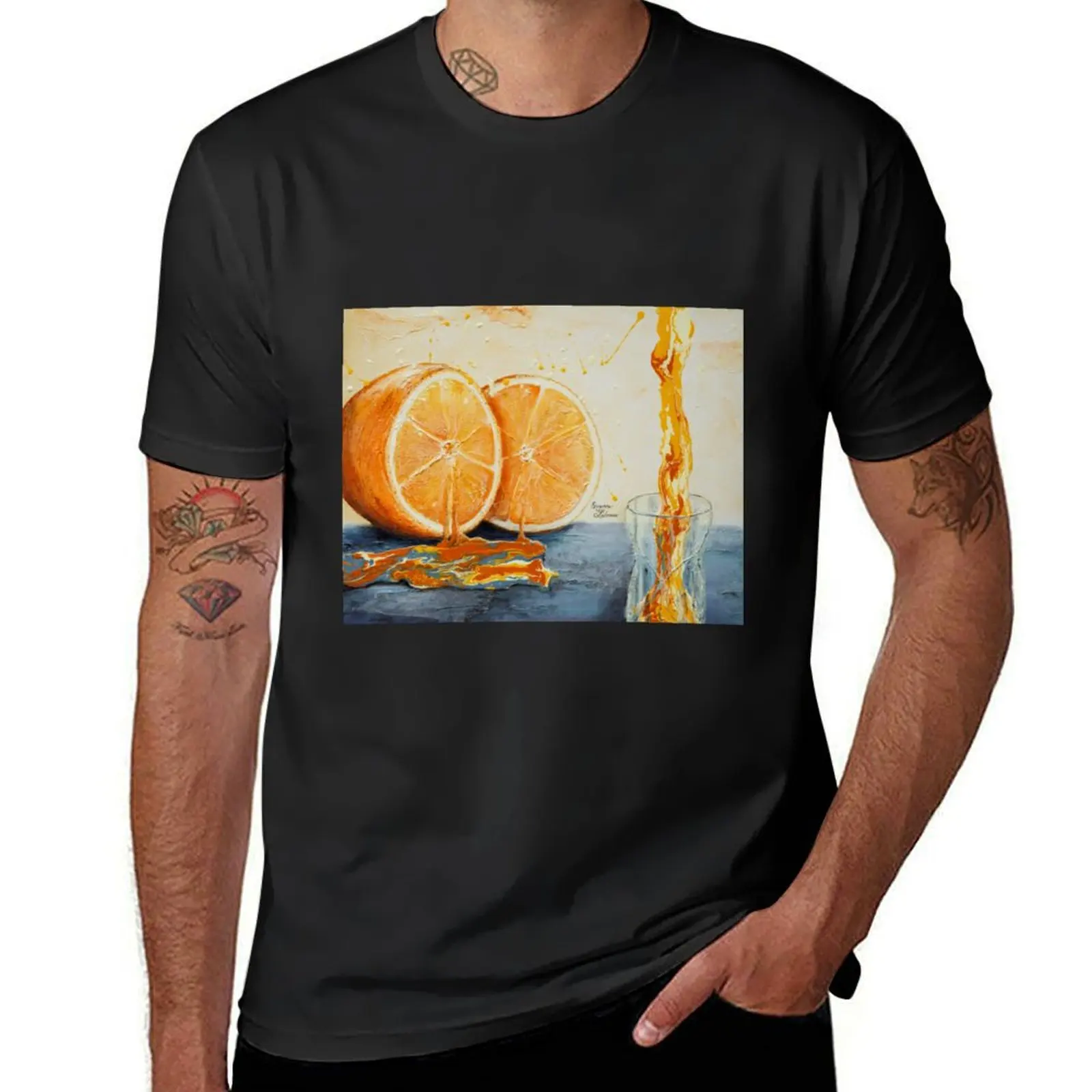 Freshly squeezed T-Shirt customs blacks Aesthetic clothing tees mens t shirt