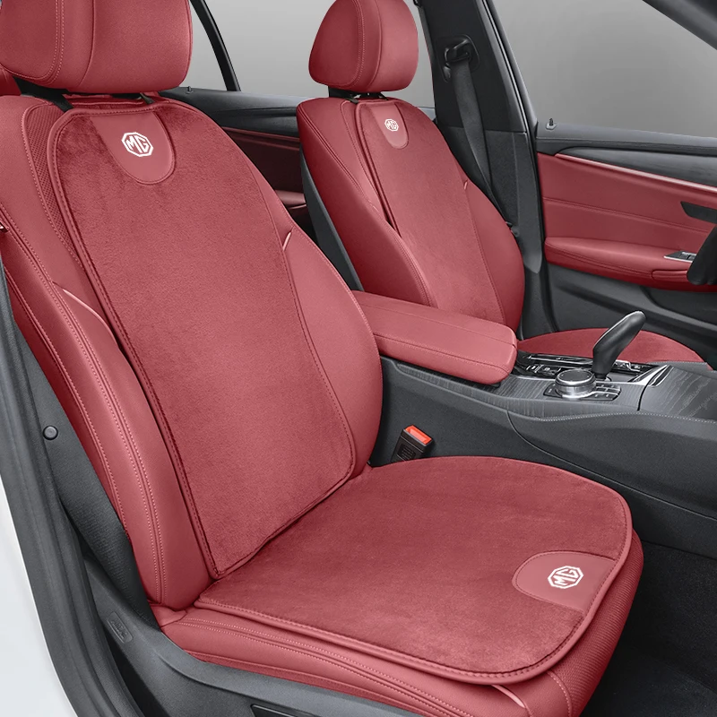 MG Auto Plüsch Sitzkissen Sitzbezüge Rückenlehne Matte Wärme Für Morris Garages MG MG3 MG5 MG6 MG7 GT GS Hector HS ZS ZX EZS EHS