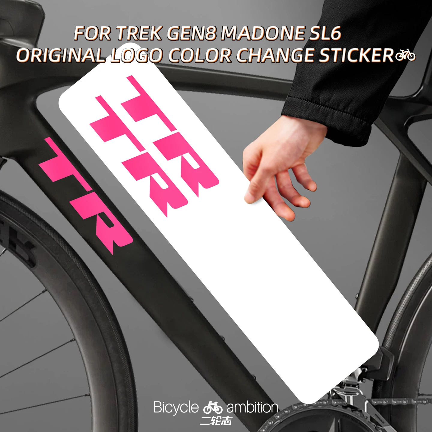 

For TREK Madone 8th Gen SL6 Road Bikes Color Changing Body Stickers Durable Scratch Resistant Decals