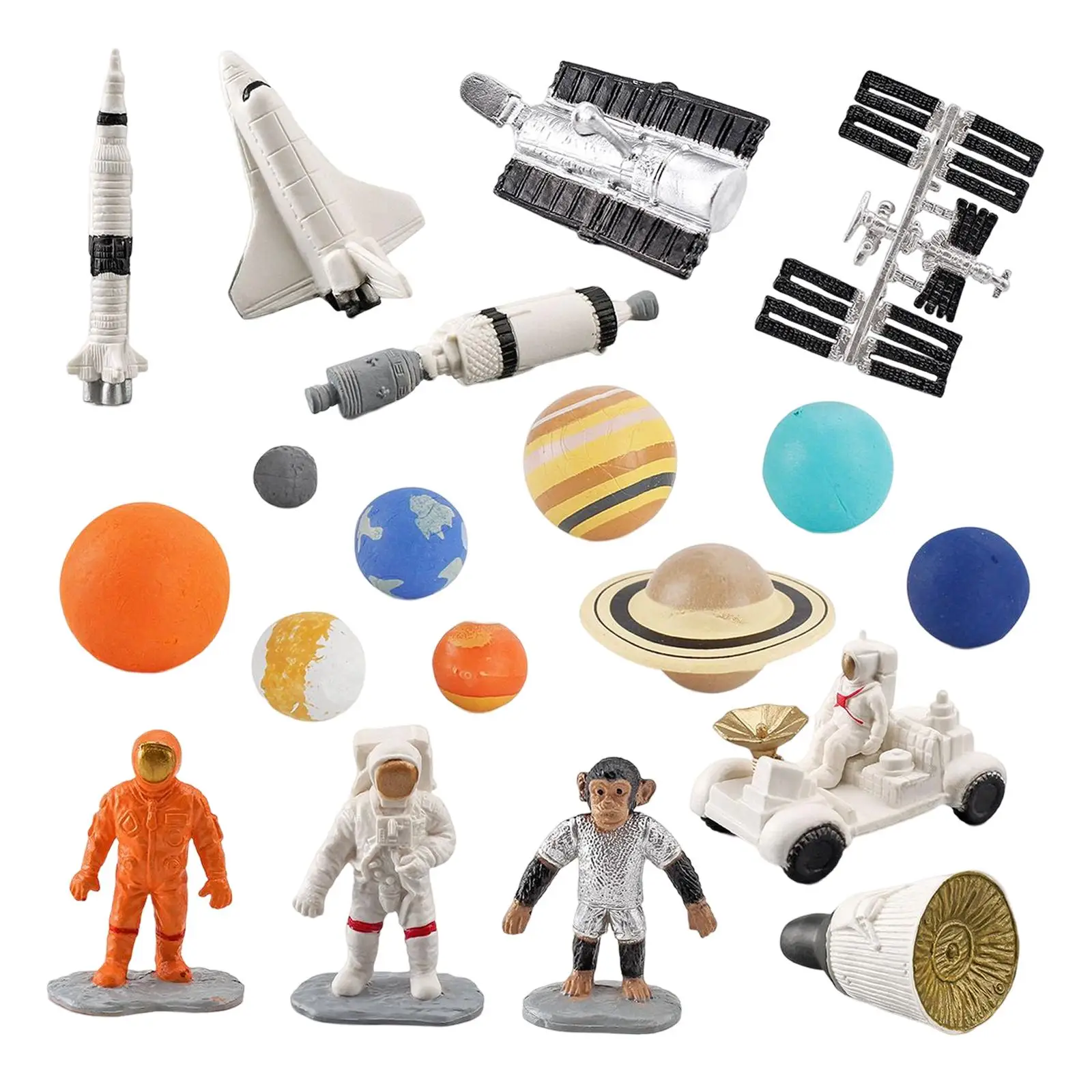 Astronaut Figures Educational Toys Collectibles Dioramas for Games