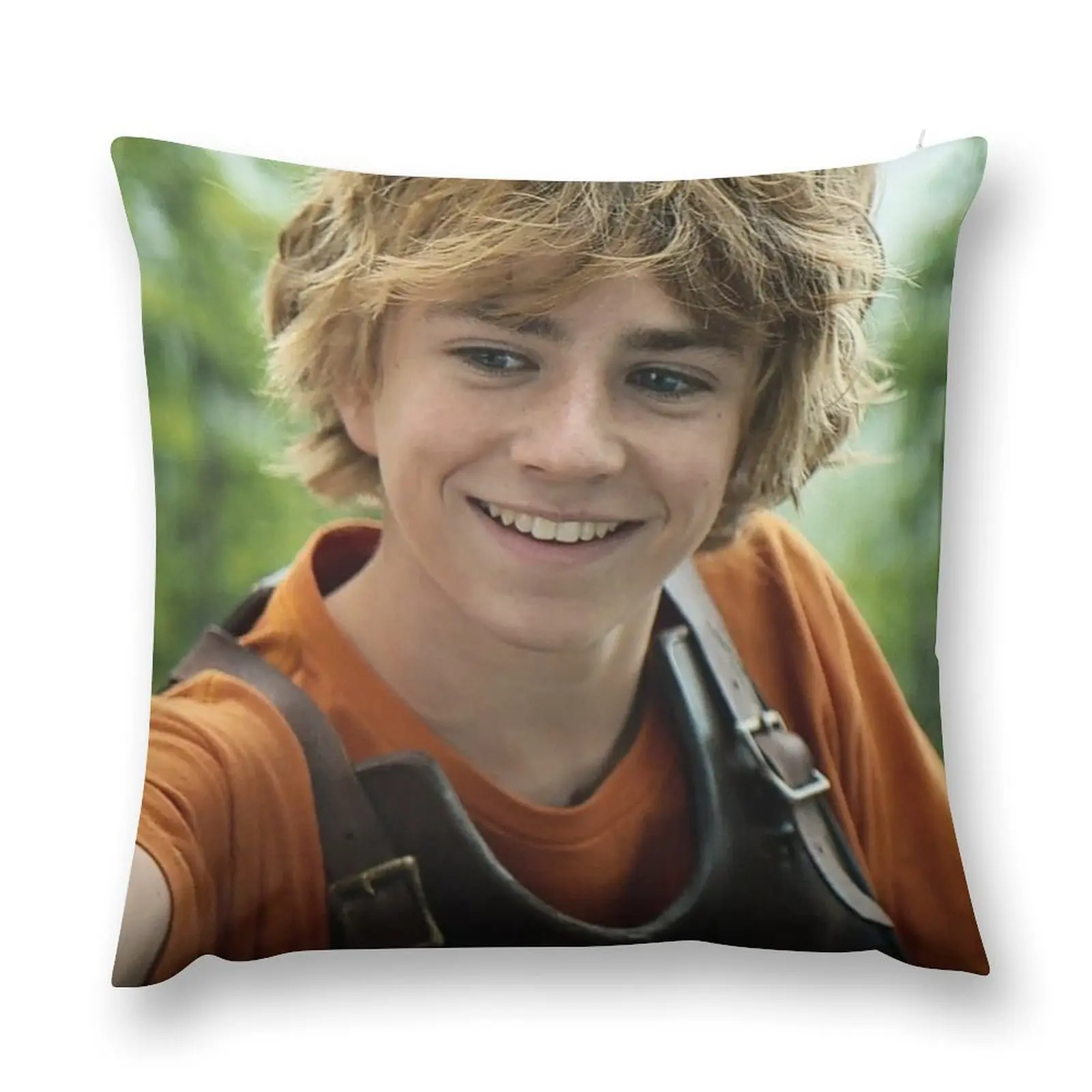 Percy Jackson walker scobell handsome Throw Pillow Pillowcase Couch Cushions Cushions For Children pillow