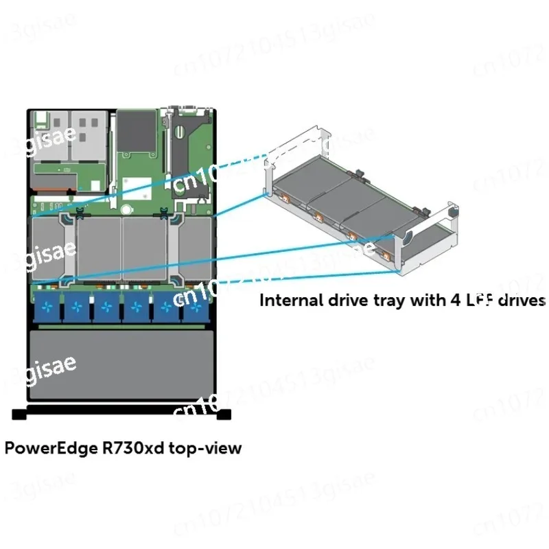 R730xd Computer Original PowerEdge  2U Rack Server  Good Price
