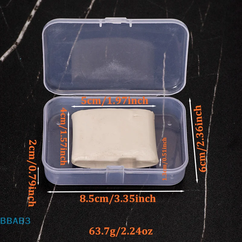 【B】Elektrische nagelboren Reinigingsmodder met stofdichte doos Draagbare manicuresnijder Reiniger Stofborstel Schoon gereedschap Snel