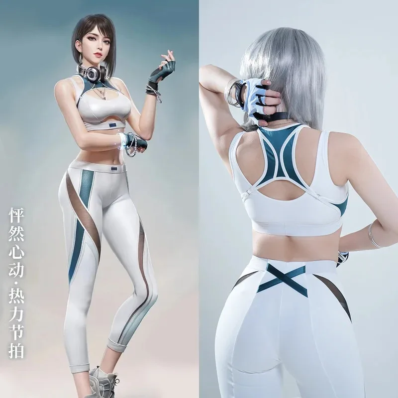 DY20Game Naraka: Bladepoint Shayol Wei Косплей Костюм Shayol Wei Сексуальная одежда для йоги для Хэллоуина, вечеринки для взрослых, женщин, наряд для девочек2