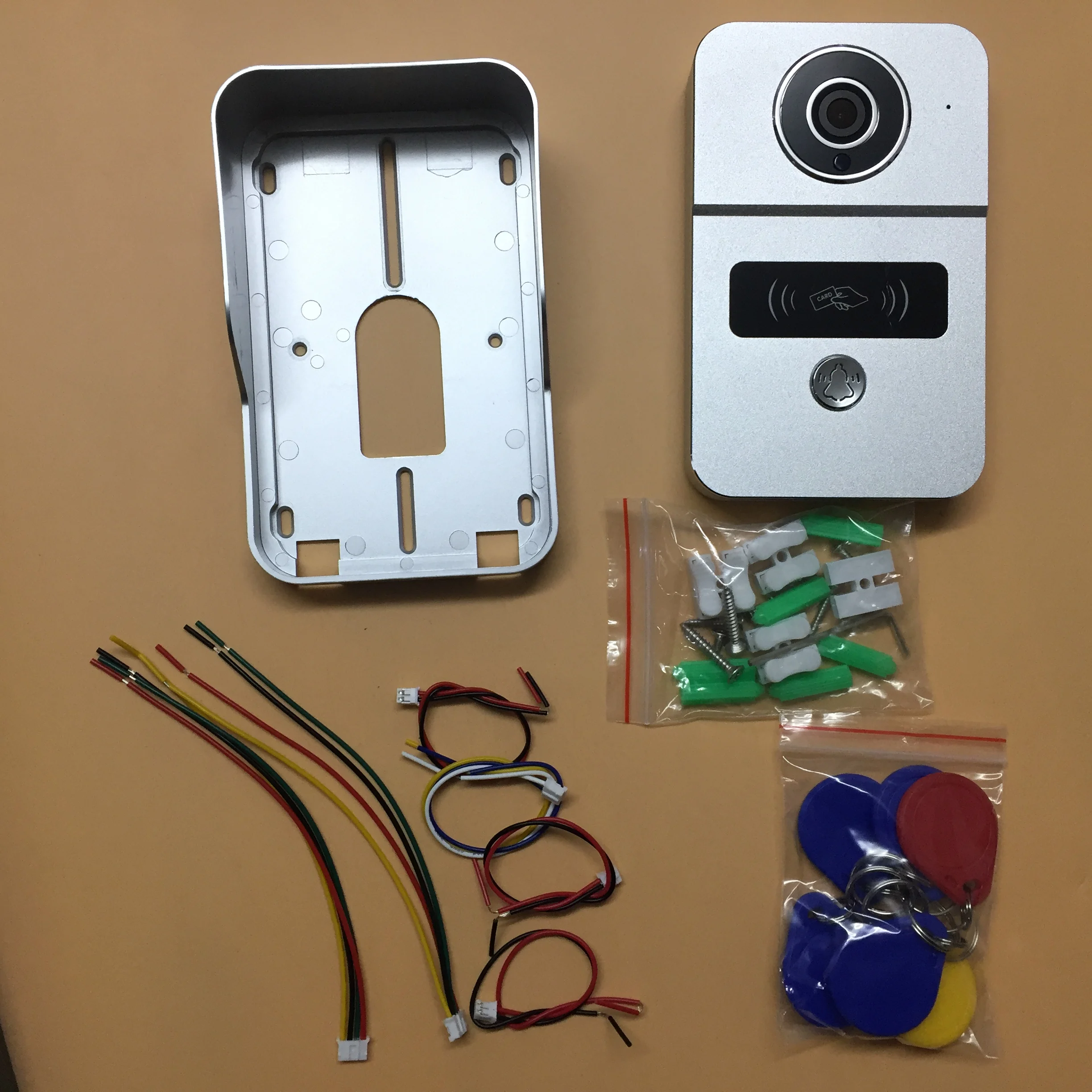 For 2V1 / 1V2 LCD 1080P 7 Inch WiFi Video Intercom TUYA Smart Home APP Wireless Video Door Phone RFID Access Control System