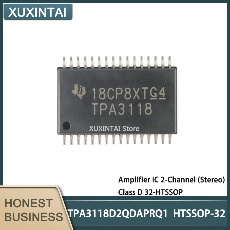 5Pcs/Lot New Original   TPA3118D2QDAPRQ1 TPA3118  Amplifier IC 2-Channel (Stereo) Class D 32-HTSSOP