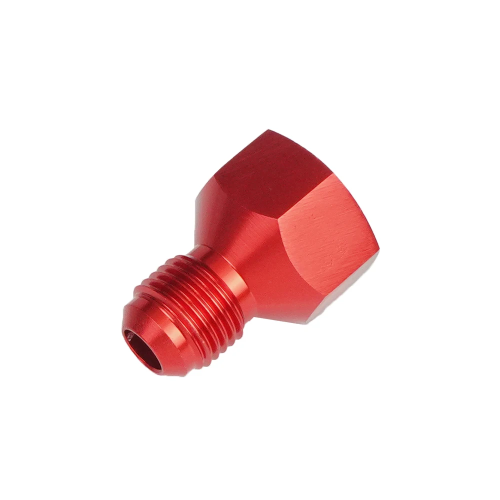 Two-Piece Set AN12/AN8 Female to AN10/AN6 Male Durable StrongReducer Fitting Fuel Oil Cooler Bulkhead Adapter Aluminum Alloy