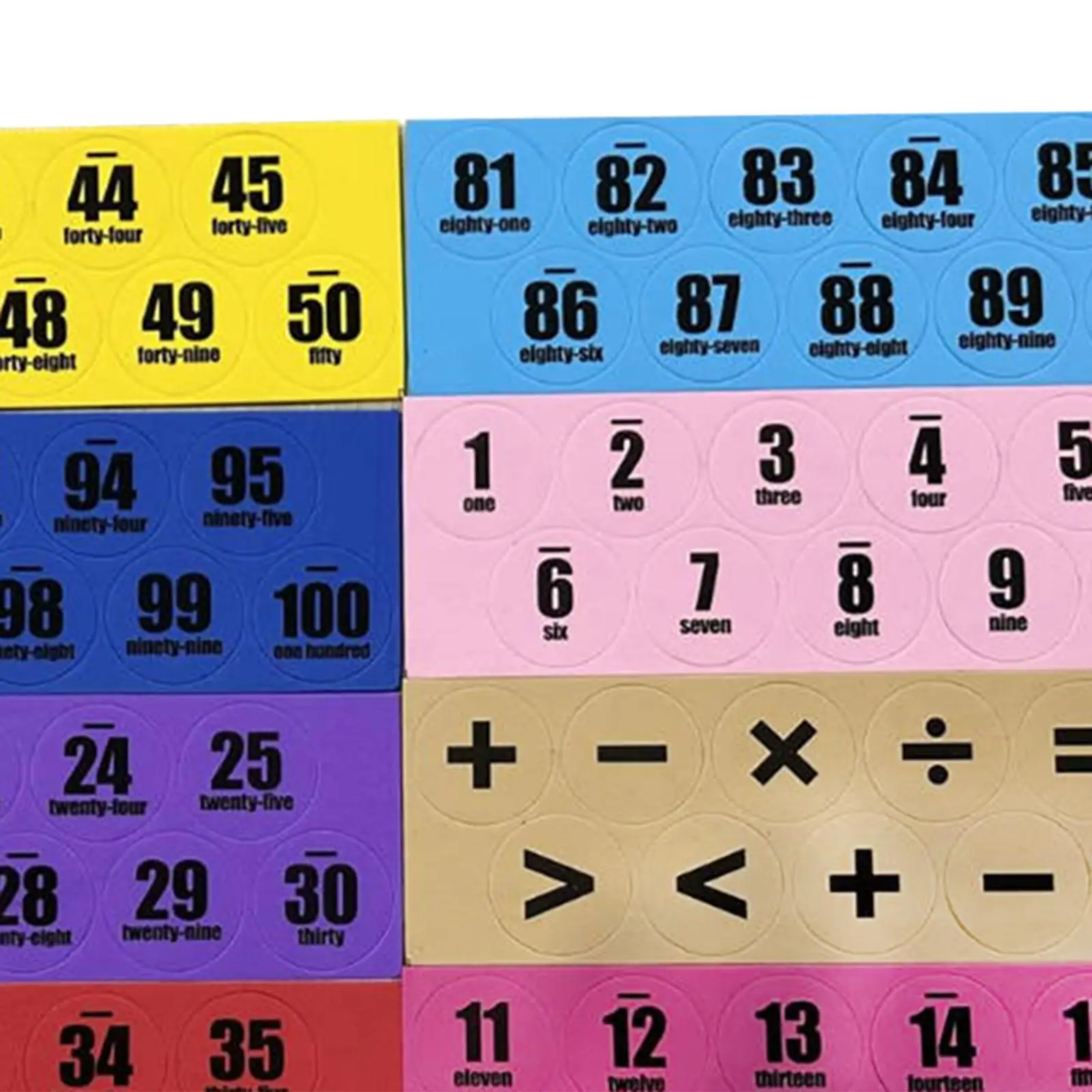 1-100 Number Board Games Math Manipulatives Board Montessori Toys Valentines Gifts for Kids Preschool Children Birthday Gift