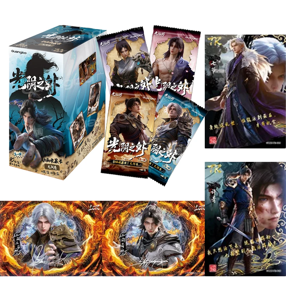 

Authentic Beyond Time Premium Shiny Cards Full Set Box with 18 Packs Ancient Fantasy Characters Peripheral Collection Cards