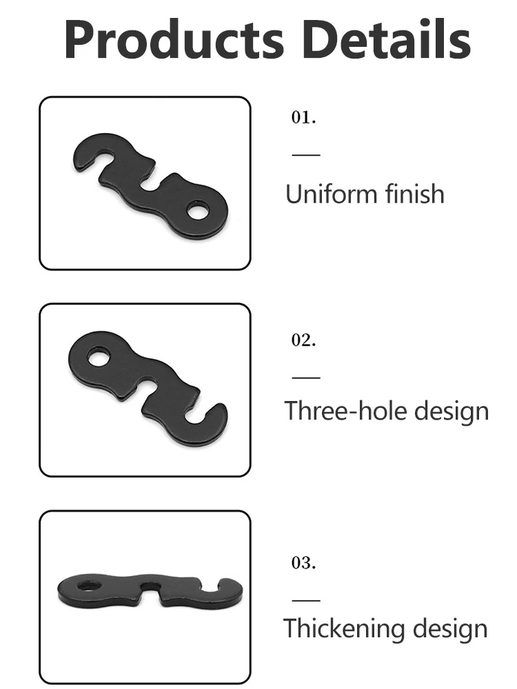 5/10 stücke Einstellbare Zelt Seil Schnalle Aluminium S-typ Wind Schnur Schnalle Robuste Seil Schnalle für Outdoor Camping zelte Zubehör – Detail 9