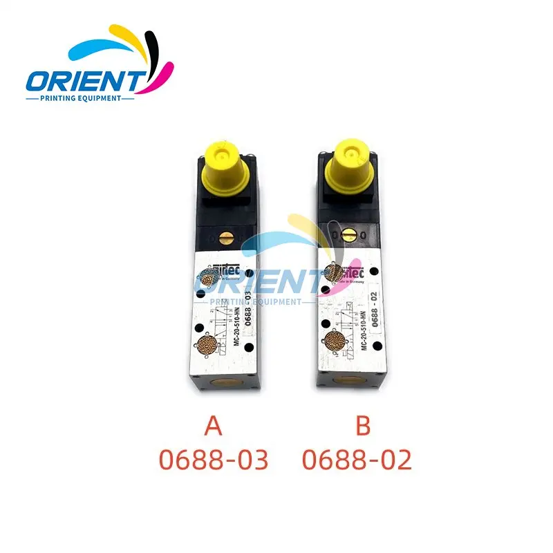 ใหม่ MC-20-510-HN Solenoid วาล์ว 0688-03 0688-02 Air วาล์วสําหรับ Man Roland 700 นิวเมติกกระบอก Feeder วาล์วการพิมพ์ชิ้นส่วน