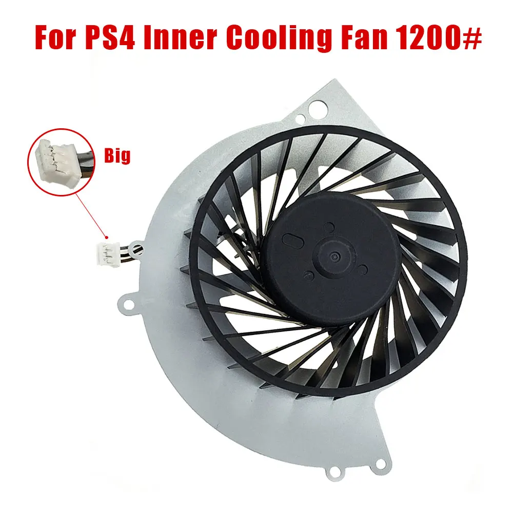 New Inner Cooling Fan for PS4 Game Console Cooler 1000/1200/2000/7000 Series Replacement for PS4 Host Silent Fan