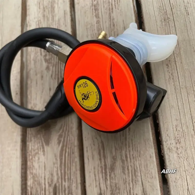 

Professional Diving Respirator: Second Stage 126 Bite Mouthpiece And Spare Regulator