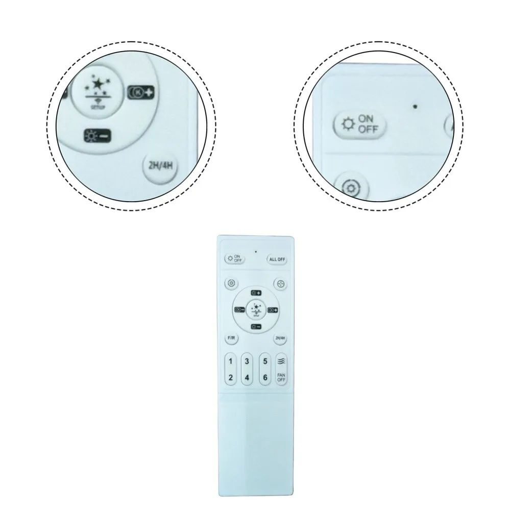 GY-FS003 Remote Control for 2.4G Ceiling Fans 6 Velocity Settings Natural Wind Timer Forward Reverse Operation