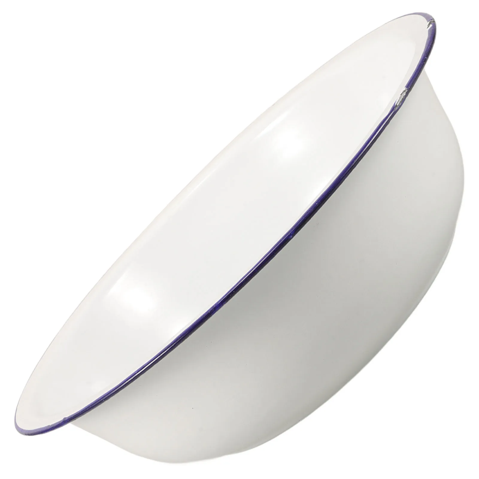 Vintage Enamel Footbath Soak Tub Bucket Stainless Steel Wash Basin Foot Soaking Pedicure Bowl Bathroom Laundry Room Foot Care