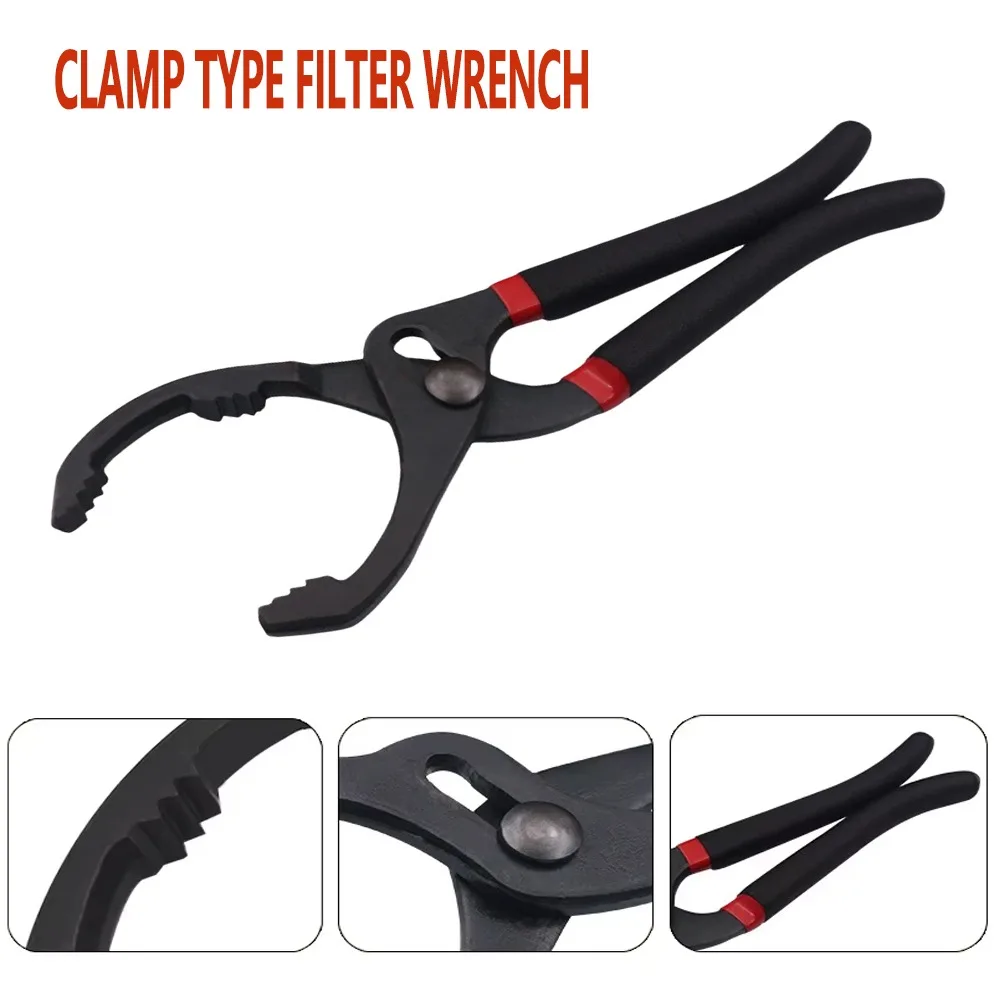 

1pcs Car Adjustable Oil Filter Wrench Removal for Engine Filters Conduit Fittings Auto Vehicle Repair Hand Tool