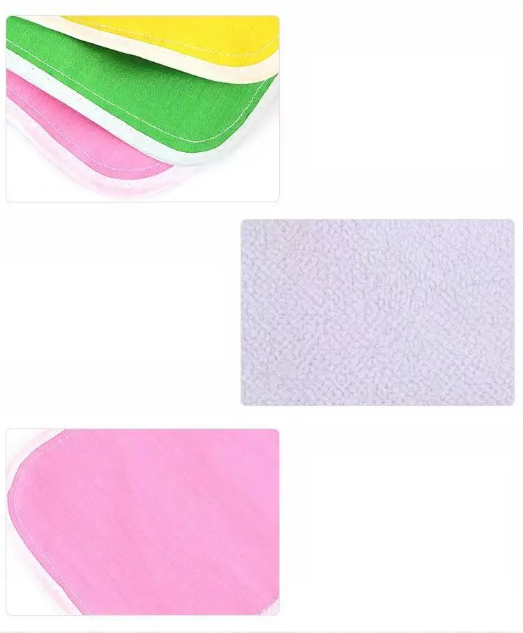2Pcs Random Color No-rub Bath Gloves Thickened Exfoliating Shower Gloves Home Body Back Scrubber Bath Mitt Daily Bathroom Cleani view 5