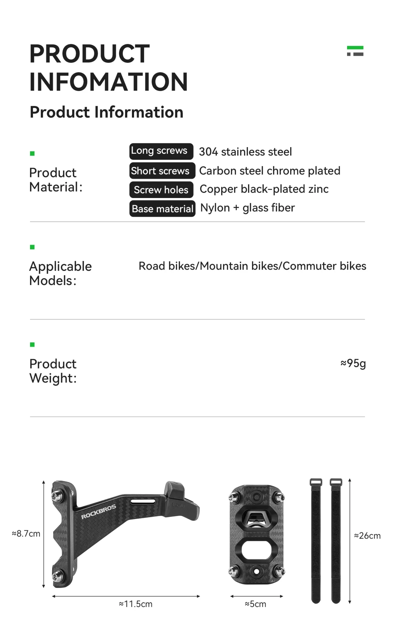 Fahrrad-Flaschenhalter-Adapter zur Verlängerung für Triathlon-, Rennrad- und MTB-Fahrräder – Flaschenhalterung zur Verlängerung des hinteren Sattels – Detail 3