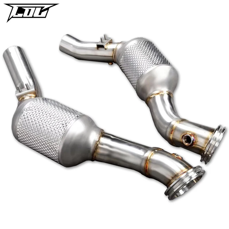 

Downpipe For Maserati Ghibli 3.0T 2014-2018 High Flow Catted Downpipe Stainless Steel Exhaust Downpipe Exhaust Pipe