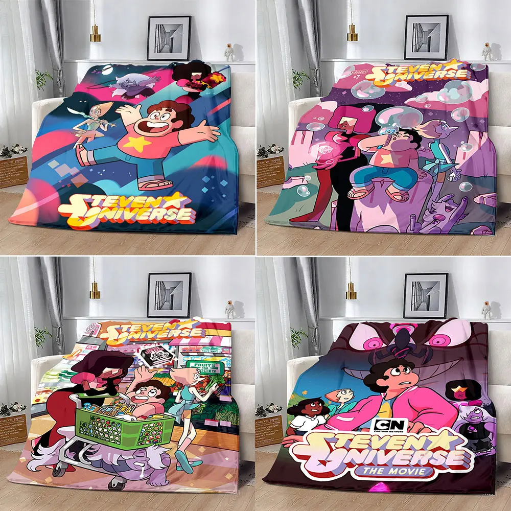 

Steven Universe Cute Cartoon Printed Blanket Picnic Blankets Warm Blanket Soft and Comfortable Blanket Home Travel Birthday Gift