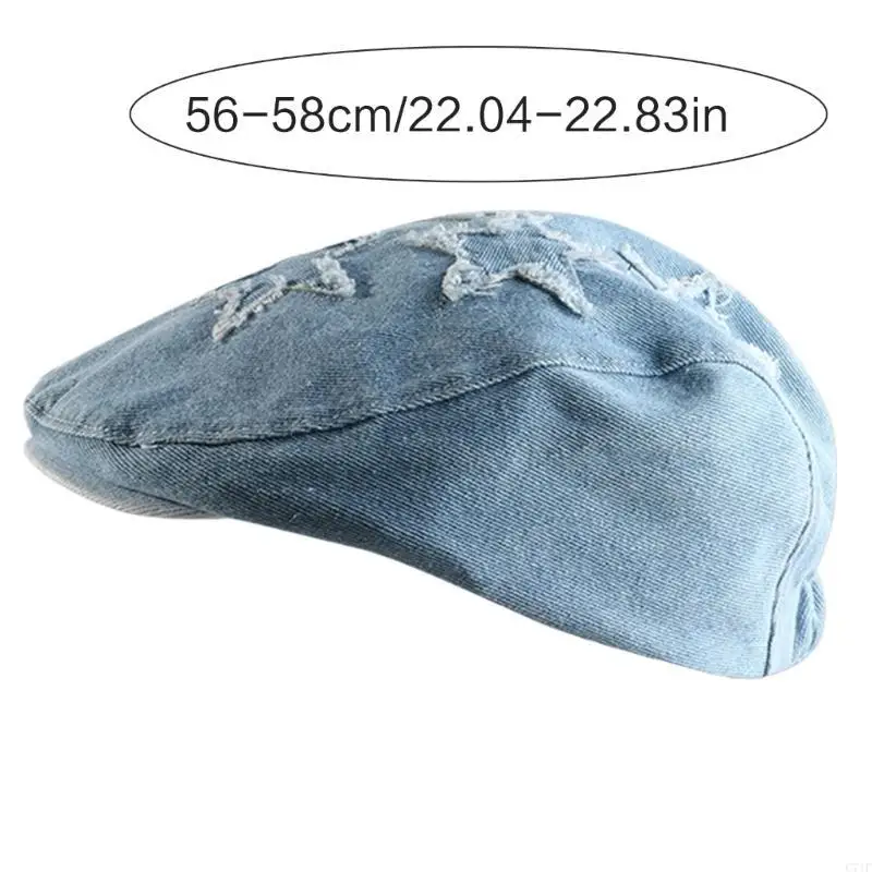 C71F موزع الصحف قبعة النساء فتاة الكورية الخمس نجوم مدببة طباعة قبعة في الهواء الطلق الشارع صور قبعة قبة قبعة التسوق Sunproof #6