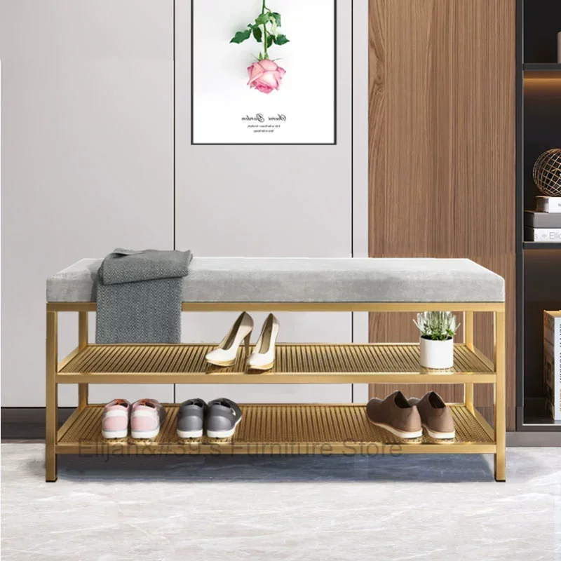 

Show Bench Shoe Rack Living Room Headboards Shelf Luxury Shoe Rack Desk Modern Entrance Hall Narrow Zapatero Salon Furniture