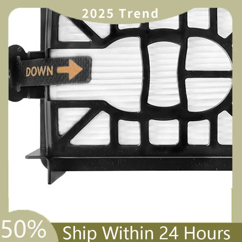 6-częściowe części zamienne do filtra czarny odpowiedni do robota zamiatającego Shark AV2501S AV2501AE RV2502AE RV2520AOUS część zamienna