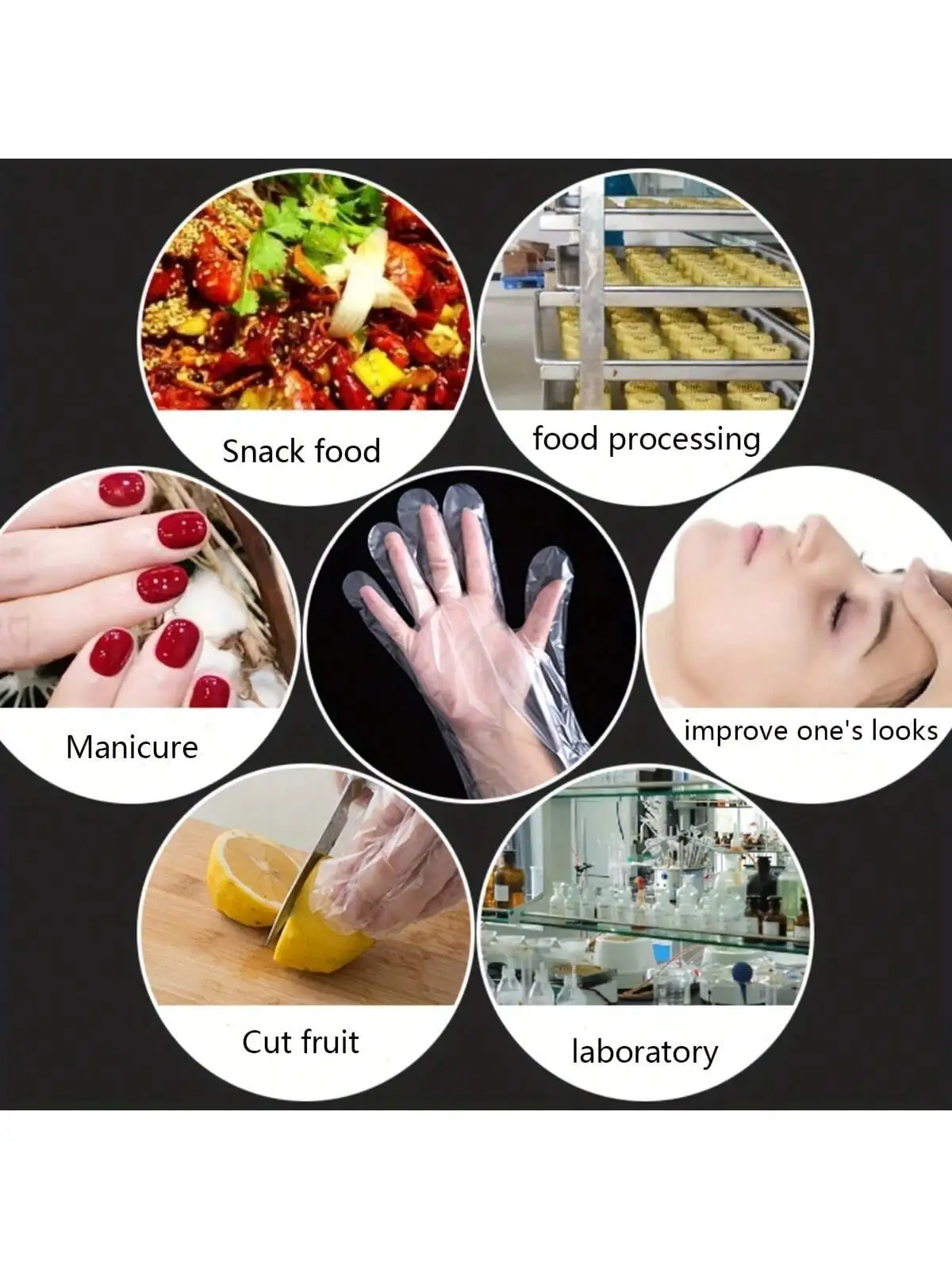 Commercial TPE Gloves Bulk 200 Pcs, Durable & Oil Resistant. Food Safe, 20cm, Cost Effective - Image 4