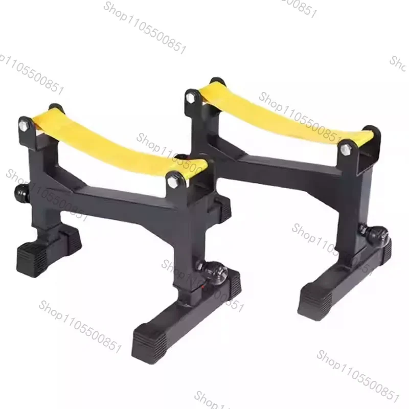 Gym Deadlift Cushion Rack Adjustable Placement Rack Weightlifting Deadlift Pad Barbell Rack Five-gear Adjustable