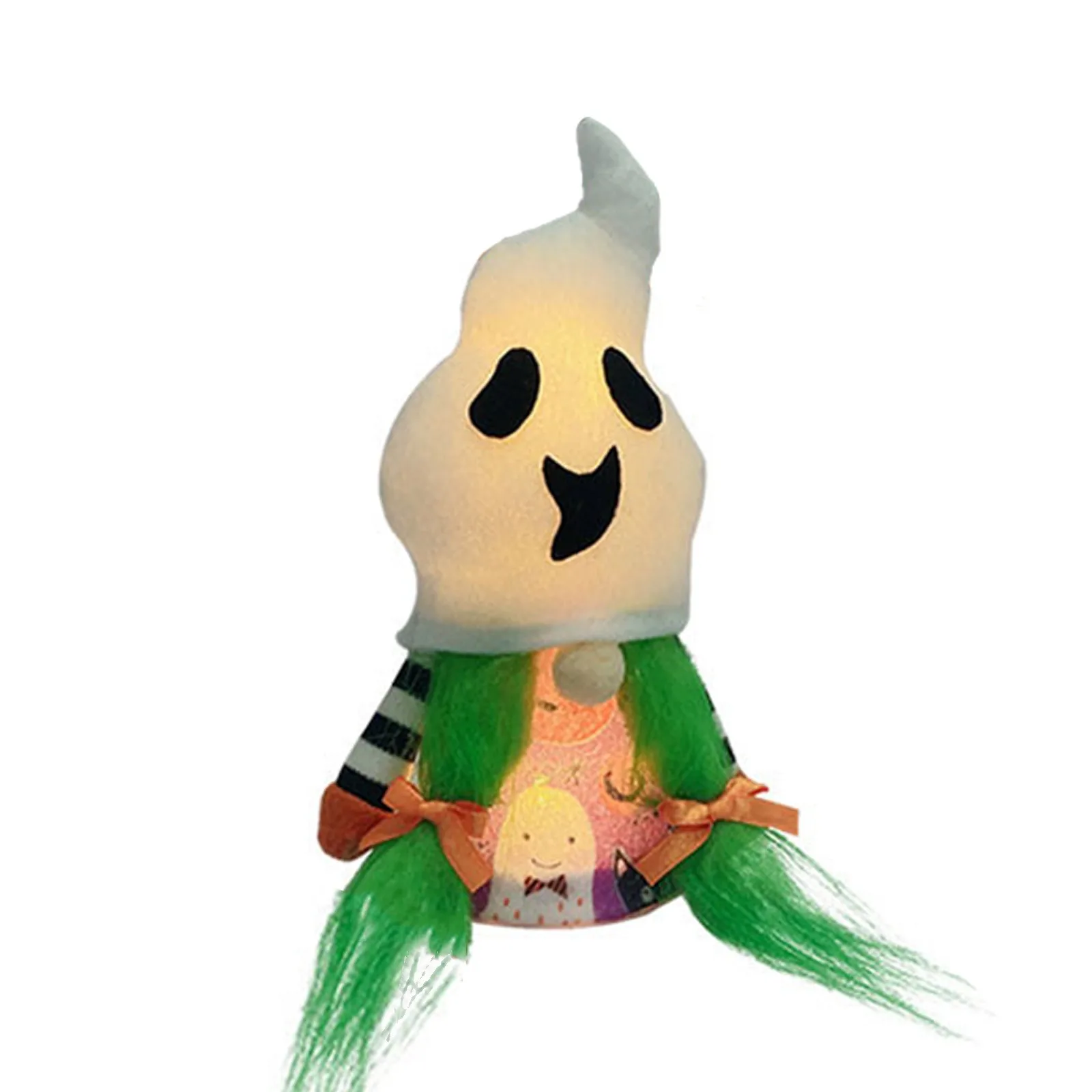 

Украшение на Хэллоуин 2024 Хэллоуин светящаяся безликовая кукла карликовая кукла Домашнее праздничное украшение для Хэллоуина