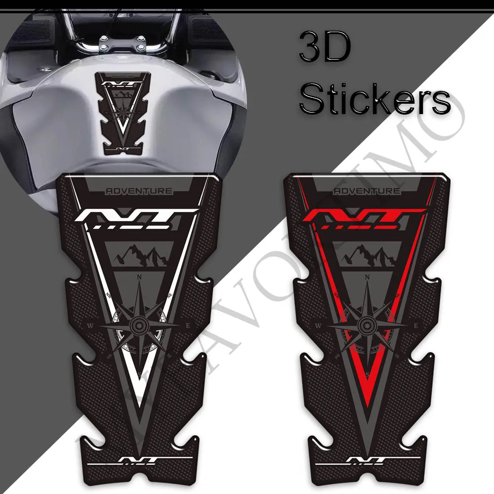 

For Honda NT 650 700V 1000 1100 NT650 NT1100 Adventure Motorcycle Stickers Decals Protector Tank Pad Gas Fuel Oil Kit Knee