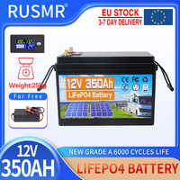 12V 200AH 300AH 600AH LiFePO4 Battery Built-in BMS Lithium Iron Phosphate Cells For Golf Cart RV Campers Solar Storage Tax Free