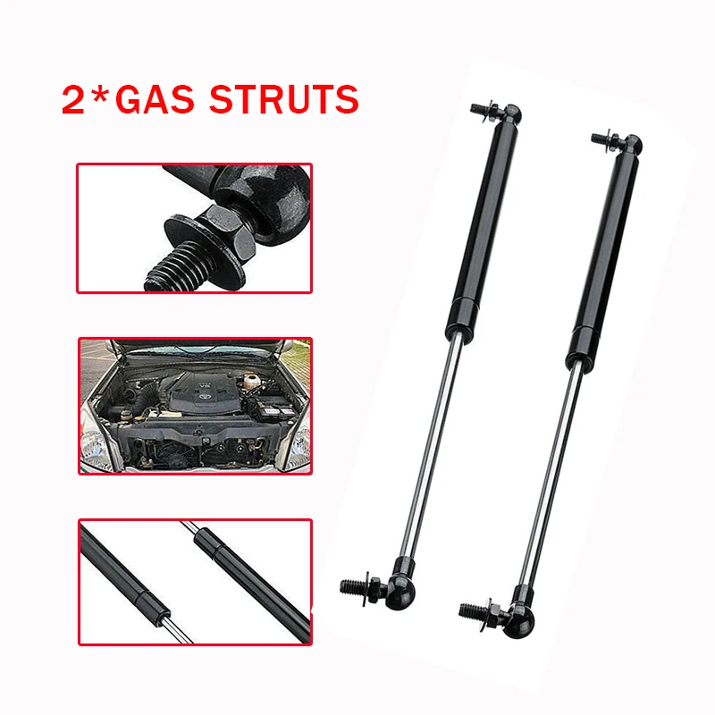 2PCS Car Hood Strut Gas Lift Support Damper Hood For Toyota Land Cruiser Prado 120 series 2002-2009 475MM Strut Bars