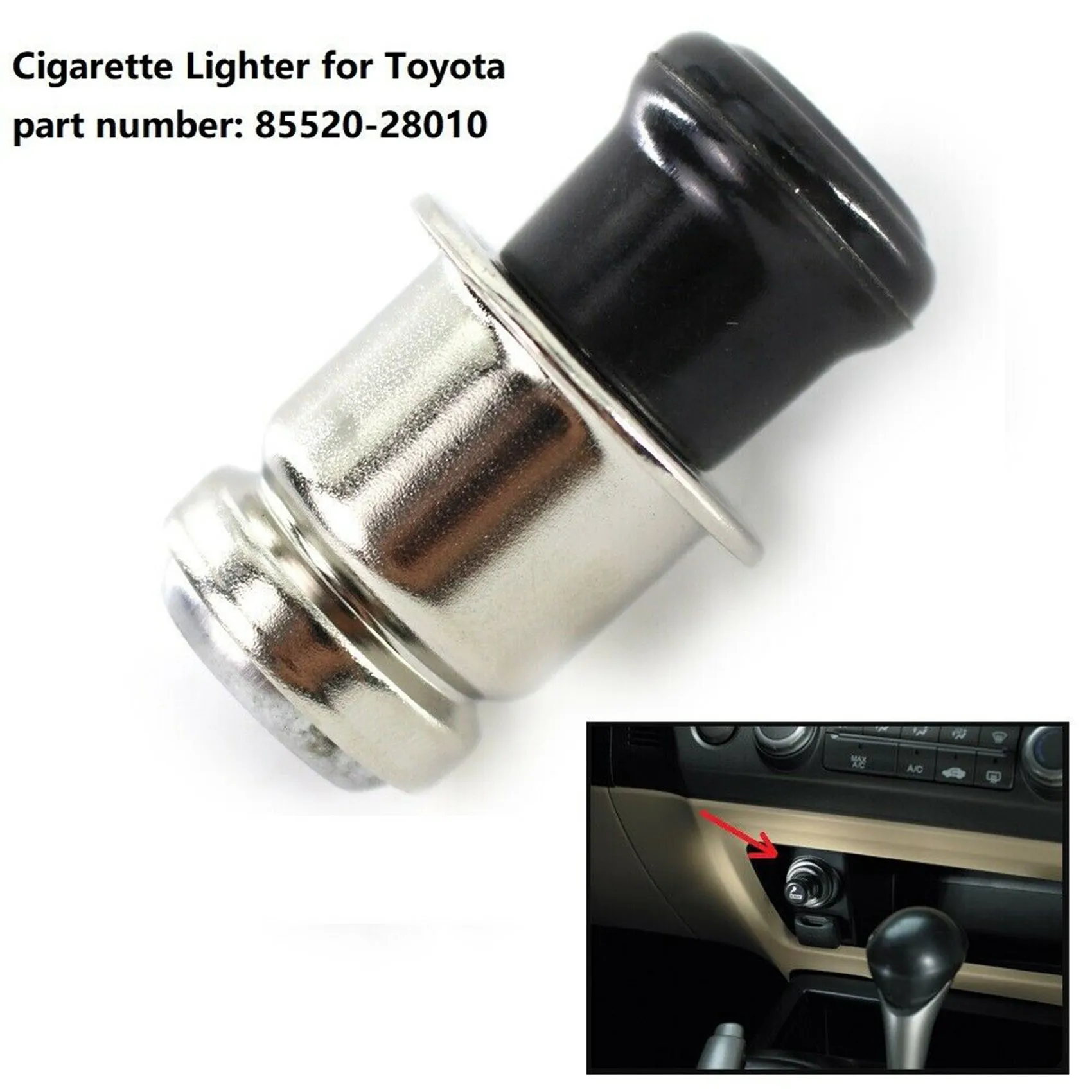 Lighter Elements Socket Plug for Toyota Sienna Sequoia for Lexus SC300