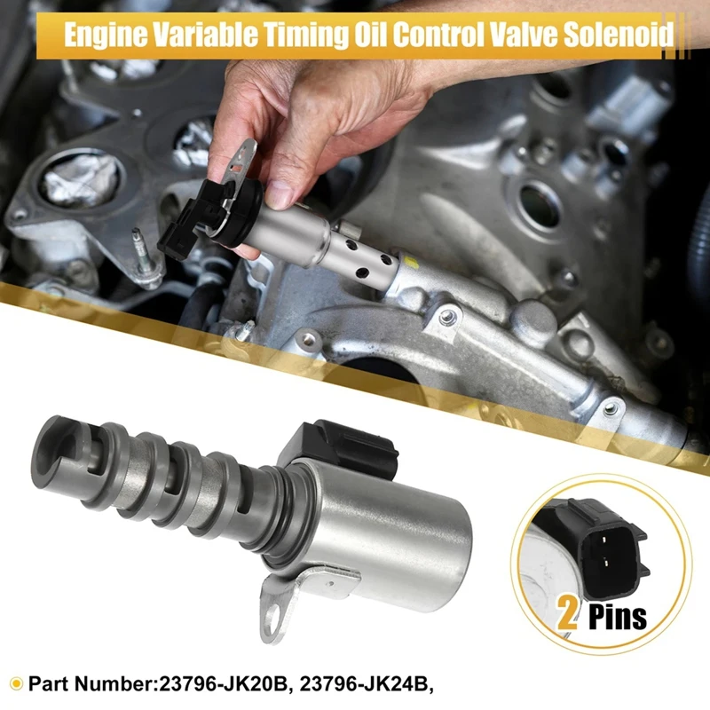 Super Sale 23796-JK20B, 23796-JK20A Engine Variable Valve Timing VVT Solenoid for Infiniti G37 2008-2013, for Nissan Armada 2017