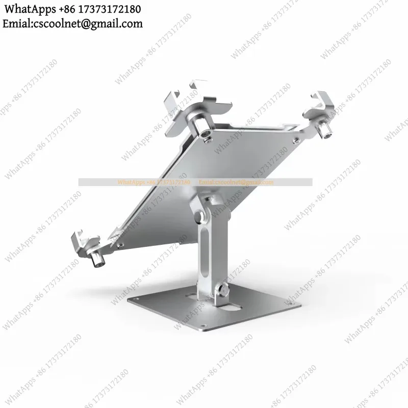 k3 Wall Mounted Tablet Stand Adjustable Rotating Metal with Lock Anti-Theft Multifunctional Folding Desktop Stand