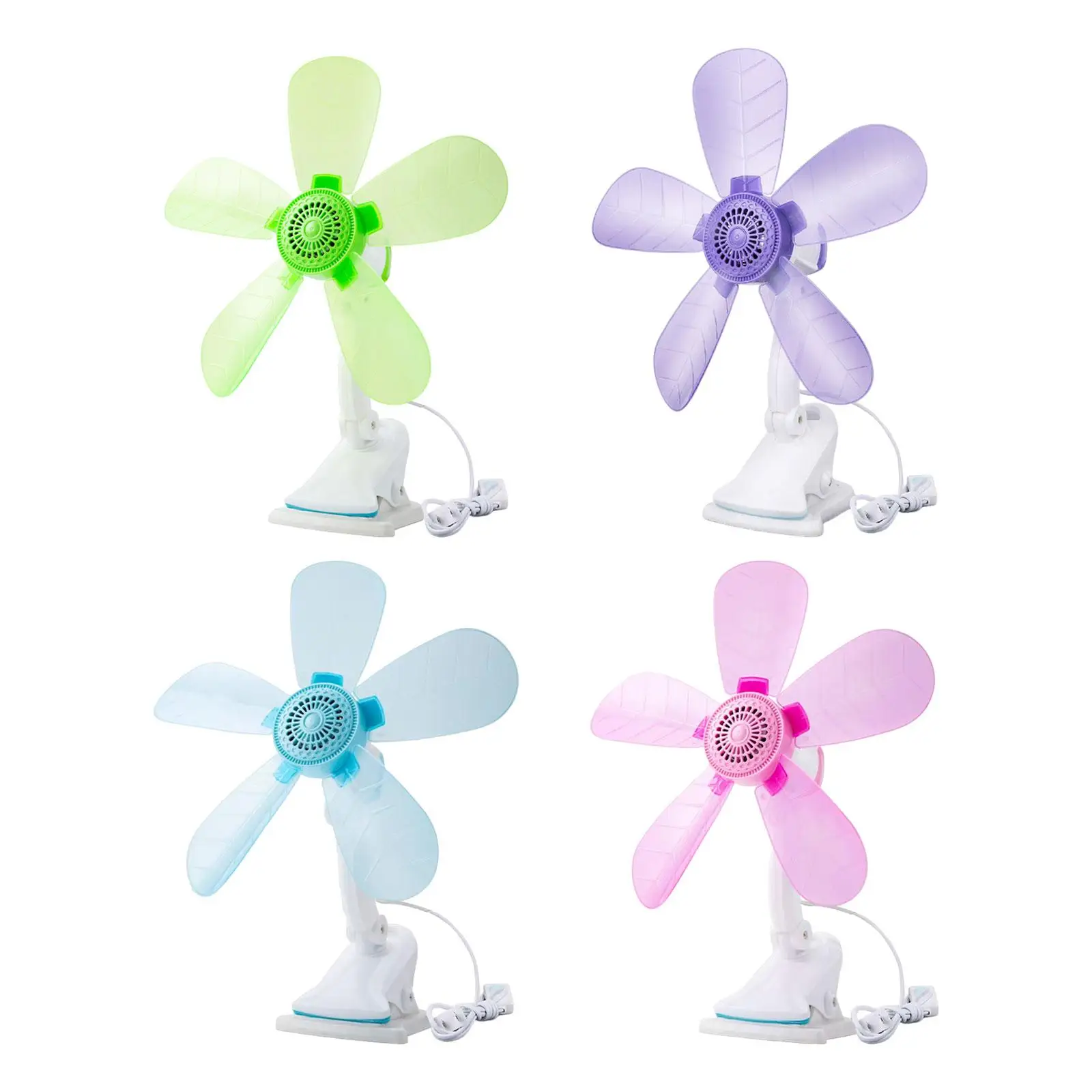 

Портативный бесшумный современный электрический вентилятор-прищепка, настольный вентилятор с пятью лопастями, мини-вентилятор для палатки, спальни, дома, общежития, кемпинга