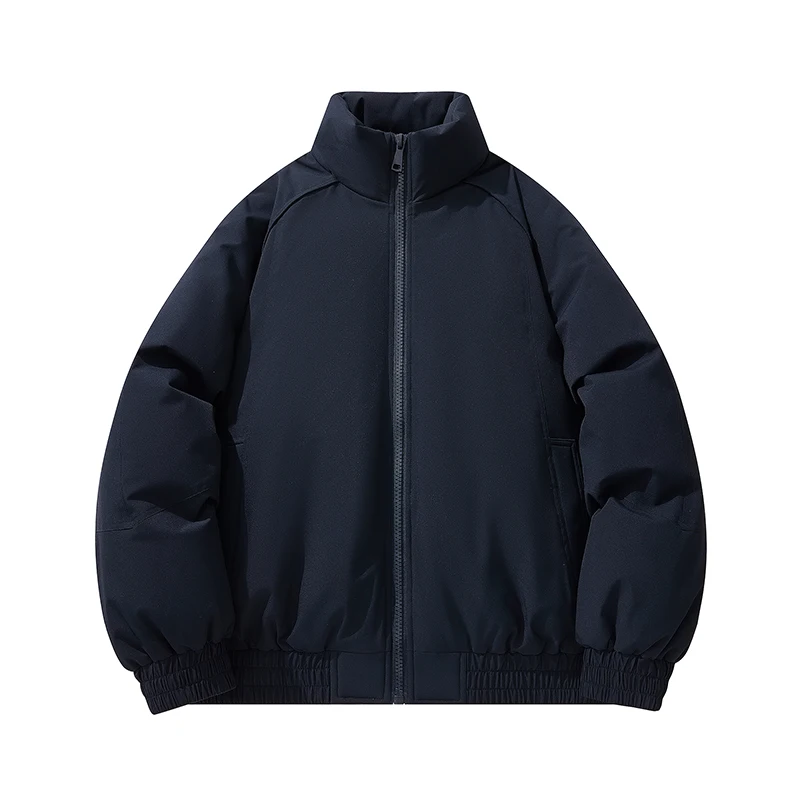 

Осень-зима 2025 года, мужская парка-стойка, мужская ветрозащитная хлопковая стеганая куртка, мужская рабочая одежда, повседневная парка, мужское теплое толстое пальто