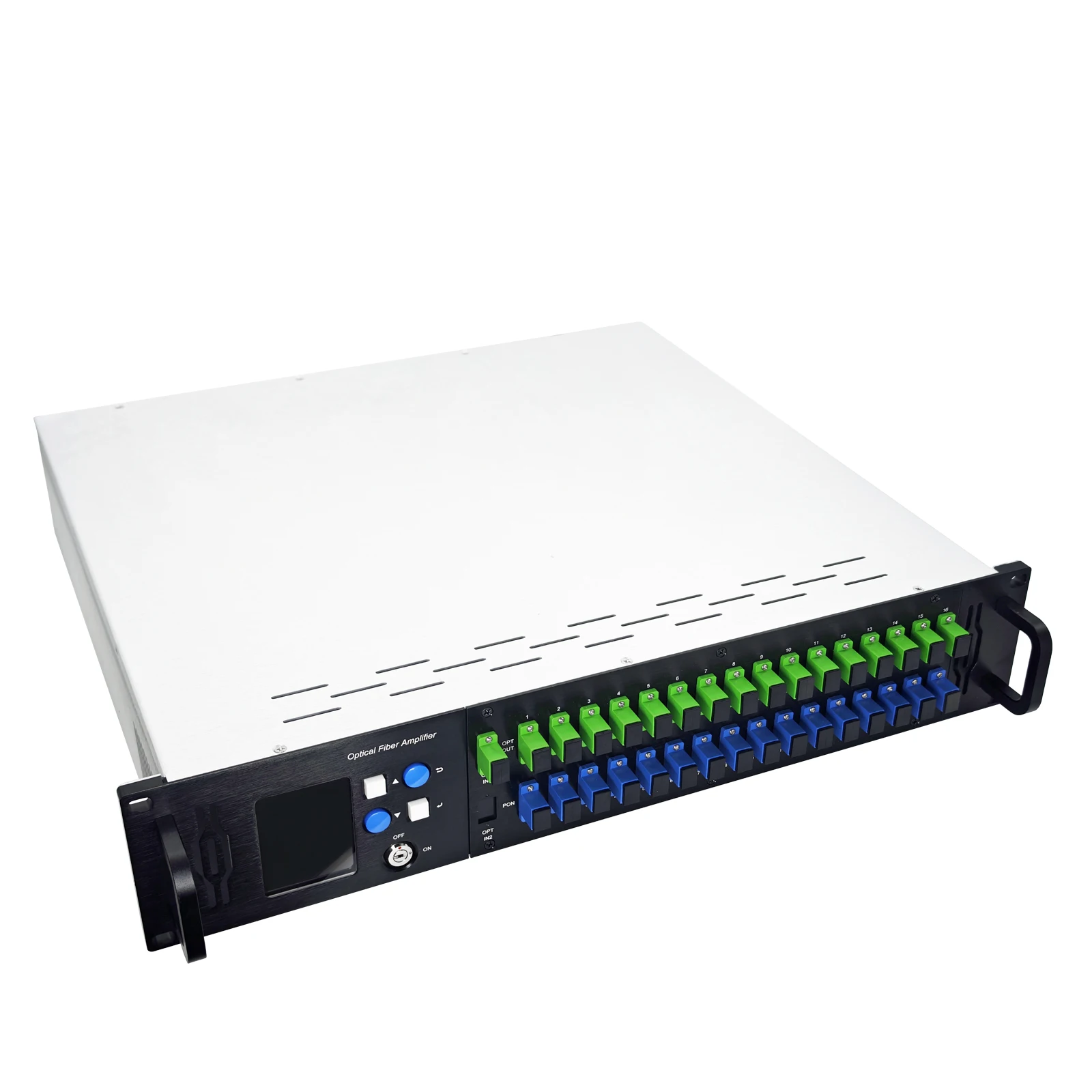 Multi Purpose Machine 50EYA EDFA Signal Amplifier 16 Port 22 DBm CATV WDM EDFA for CATV FTTH Network