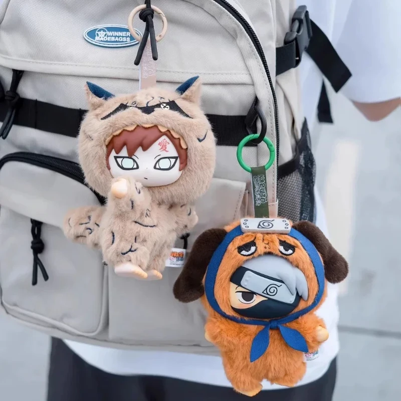 New Arrival  Authentic Eaki Naruto Shippuden Cute Beast Party Series Blind Box Handmade Pendant Christmas Gift Kawaii