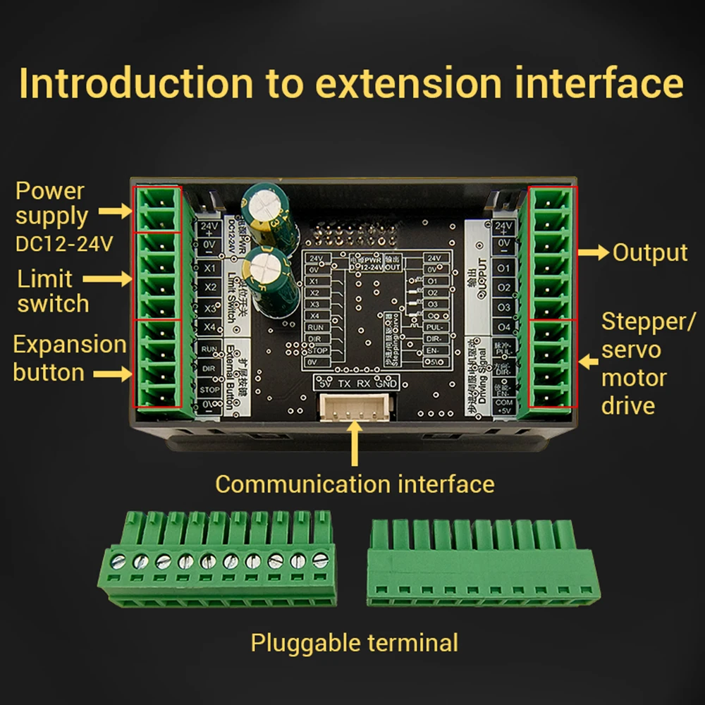 LCD Display SMC05 Stepper Servo Motor Pulse Controller Forward and