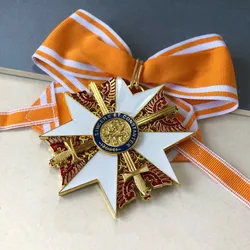 A replica of the German emblem with a three-layer structure of the Prussian Grand Cross Red Eagle Medal