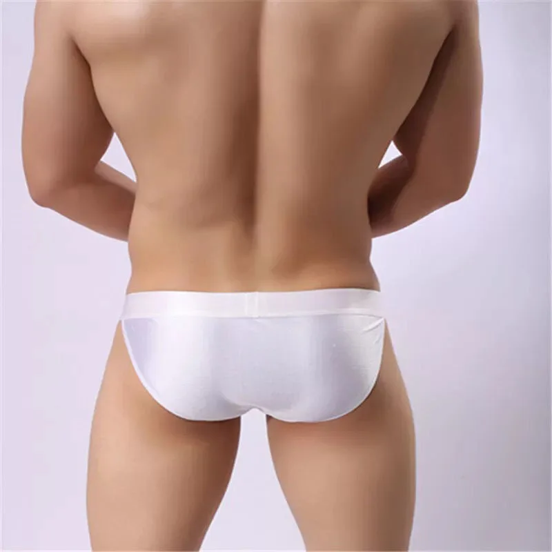 Men Bikini Swim Briefs Thin Sexy Swimsuits Bermuda Swimming Trunks Gay Swimwear Shorts Beach Wear Low Rise Bathing Penis Pouch