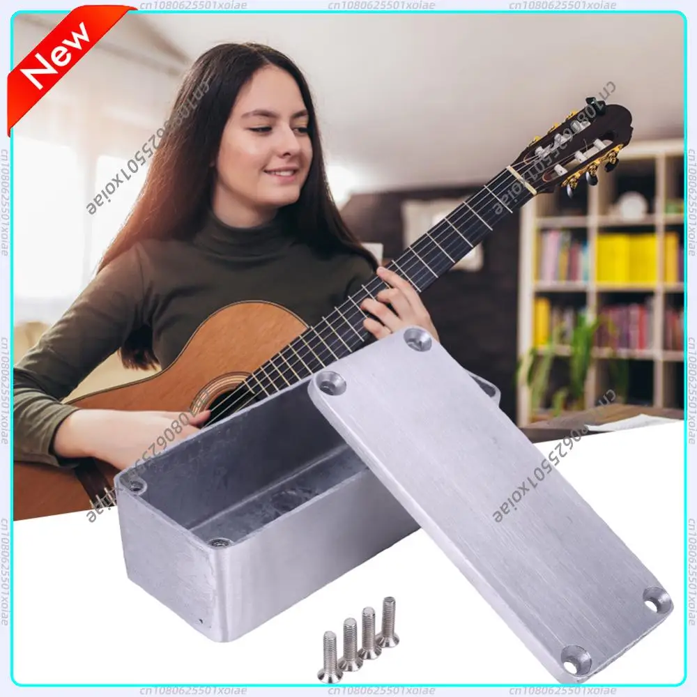 1590A Style Pedal Enclosure with Screws Die Cast Aluminium Box Enclosures Aluminum Stomp Box Enclosure Guitar Accessories